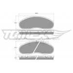 TOMEX Brakes Bremsbelagsatz, Scheibenbremse